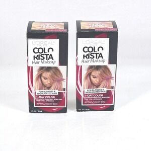 2 Loreal Colorista One Day Hair Makeup 400 PINK VIOLET Mean Girls Bratz Rave
